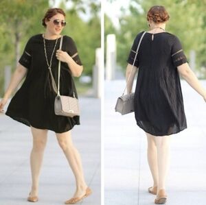 🌸 50% OFF Wilfred Blue Babydoll Sonore Lined Dress